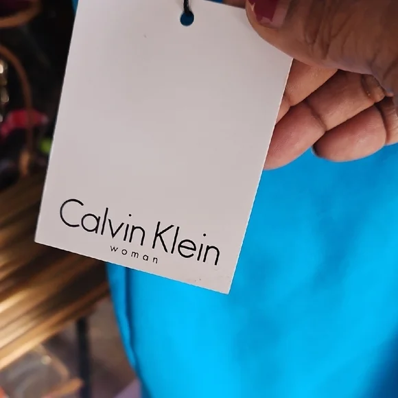 NWT Calvin Klein Square Neck Dress - Picture 7 of 10